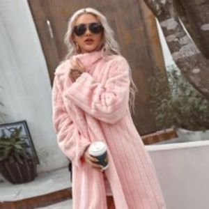 Pink Teddy Bear Coat